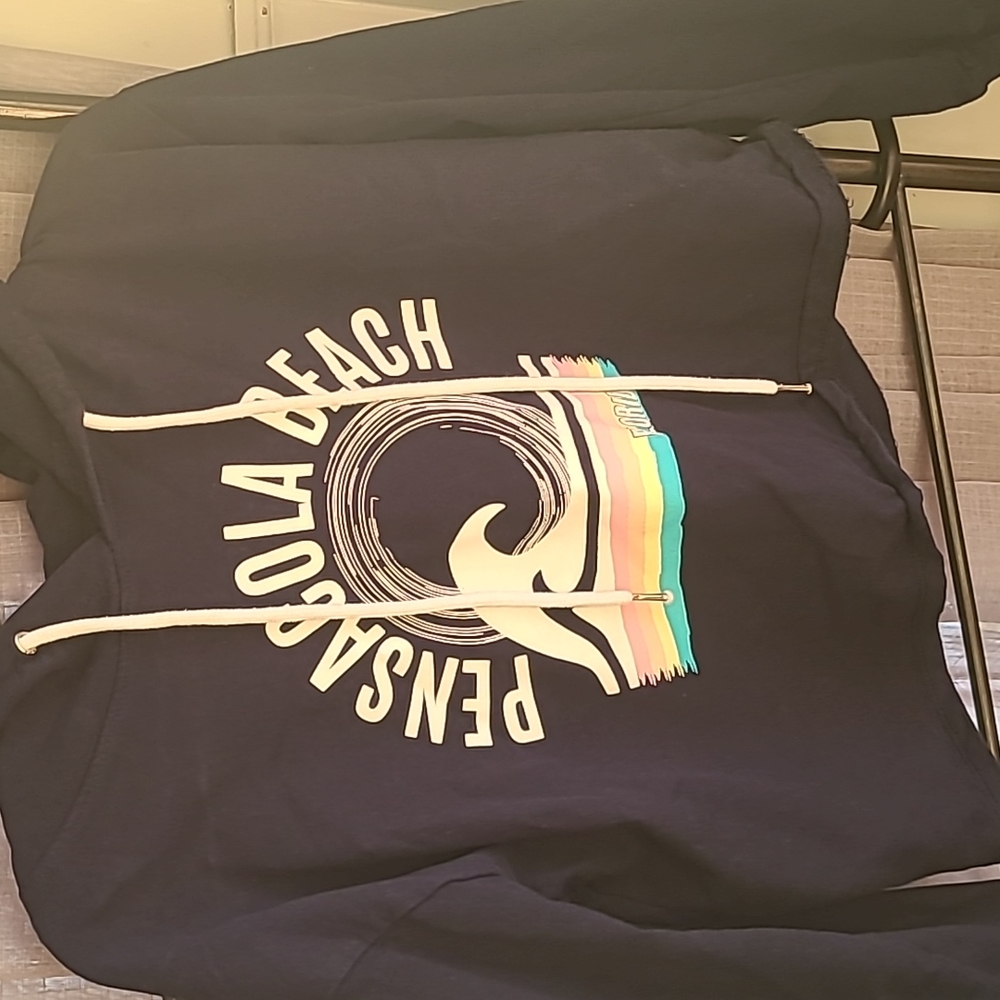 Pensacola Beach Crop Hoodie Sweatshirt